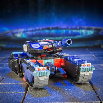 Megazarak Age of the Primes Leader Class — Tank Mode Front View Close-Up