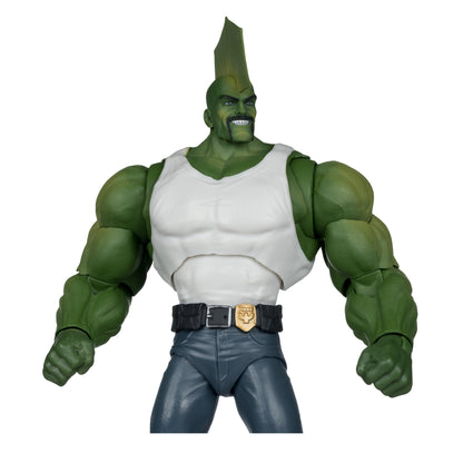 Savage Dragon McFarlane Elite Edition Image Comics Founders Series 7-Inch — Figure Detail Upper Body with Goatee Head Sculpt and Alternate Expression