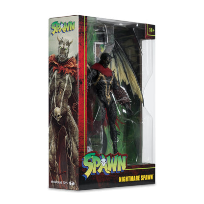 Nightmare Spawn Classic 7-Inch Figure — Box Side View Showing Comic Artwork and McFarlane Toys Branding