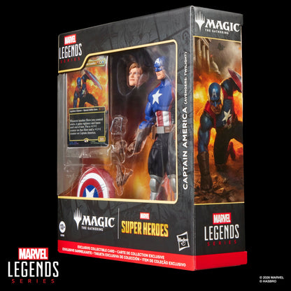 Captain America Avengers Twilight Marvel Legends — Box Side View Package Detail
