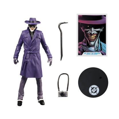 Joker The Comedian DC Multiverse 7-Inch Figure — Accessories Included: Figure, Crowbar, Camera, Art Card and Base