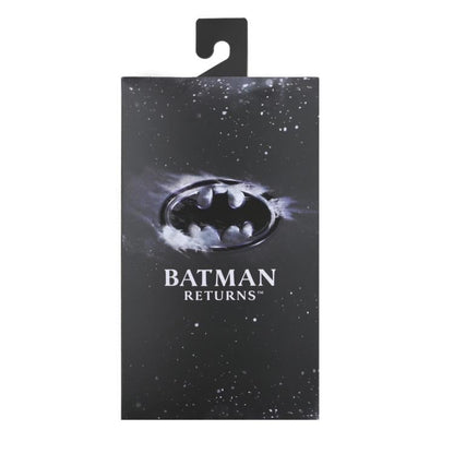 The Penguin Batman Returns 8-Inch Clothed Figure NECA — Slipcover Box Back Batman Returns Logo