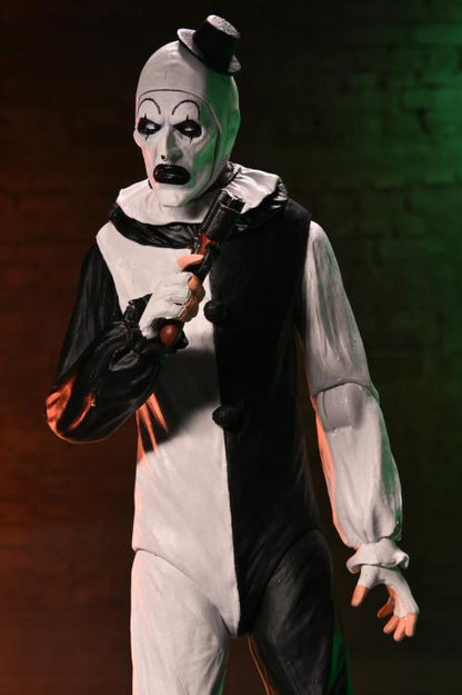 Art the Clown Terrifier 2 NECA Ultimate 7-Inch — Figure Detail Holding Flare Gun
