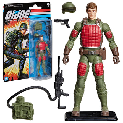 Flash G.I. Joe Classified Retro Collection 6-Inch Figure — Package Detail Showing Retro Card Front and Full Contents Layout