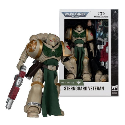 Dark Angels Sternguard Veteran Warhammer 40K 7-Inch Figure — Figure Beside Window Box Package Front
