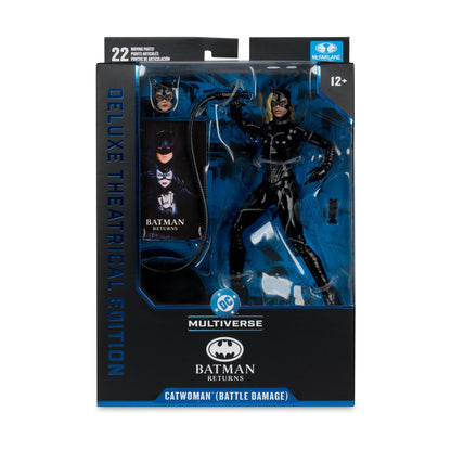 Catwoman Battle Damage DC Multiverse 7-Inch Deluxe Figure — Package Front Full View