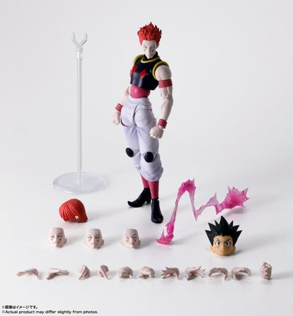 Hisoka Hunter x Hunter S.H.Figuarts 6.7-Inch Figure — Full Contents Display with All Accessories
