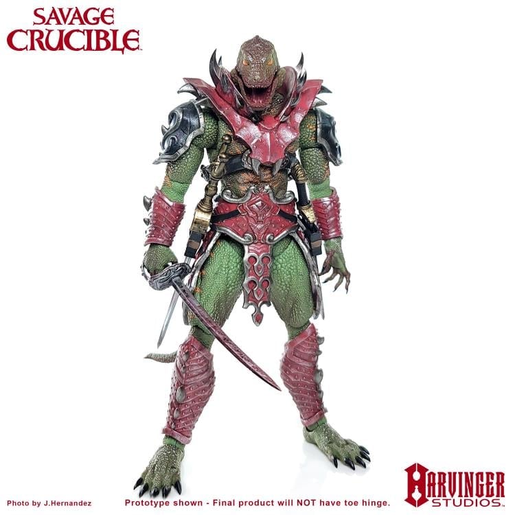 Veteris Rapax Savage Crucible 6-Inch Figure — Front View Standard Stance with Ceremonial Sword