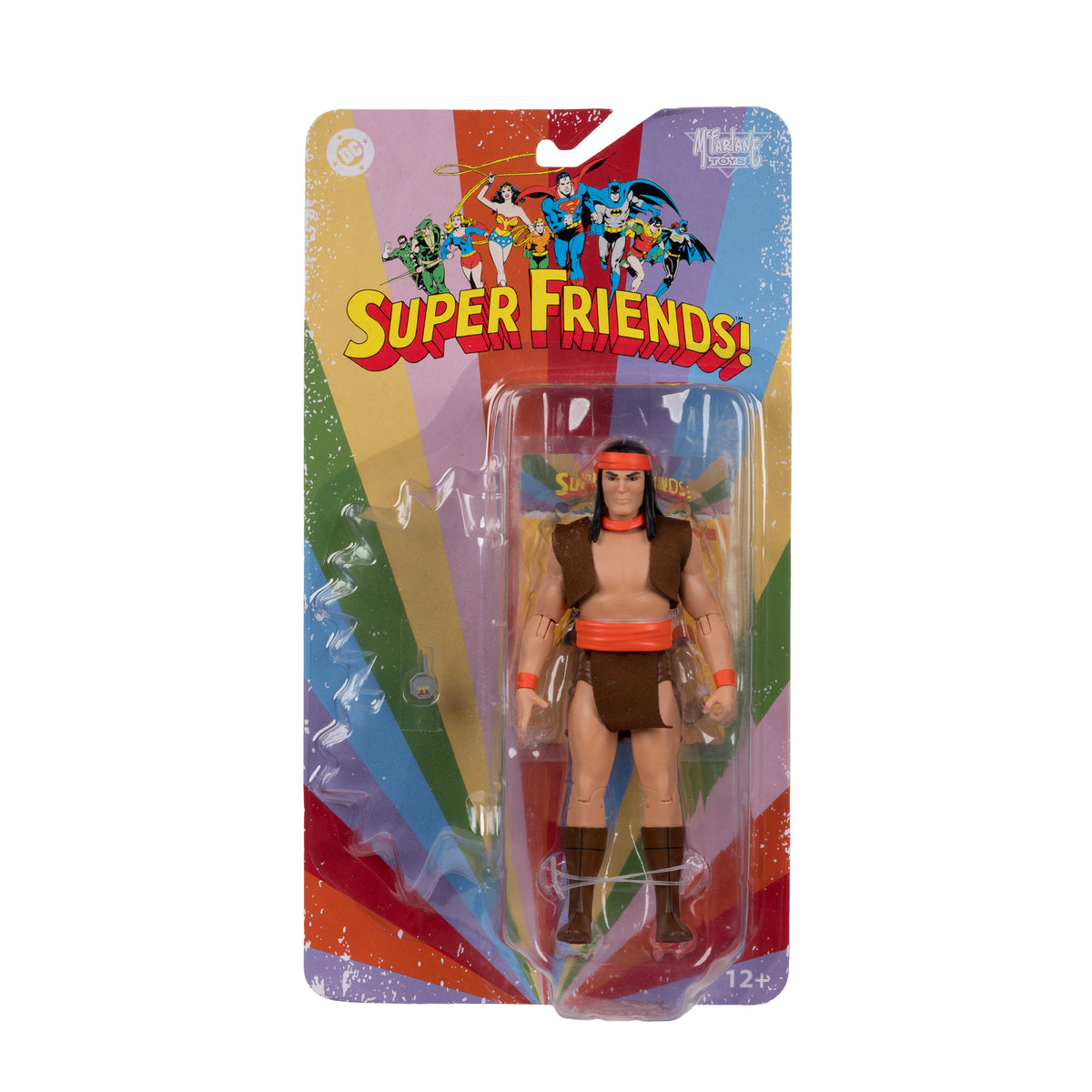 Apache Chief DC Super Friends 6-Inch Action Figure — Bubble Detail on Retro Card Front