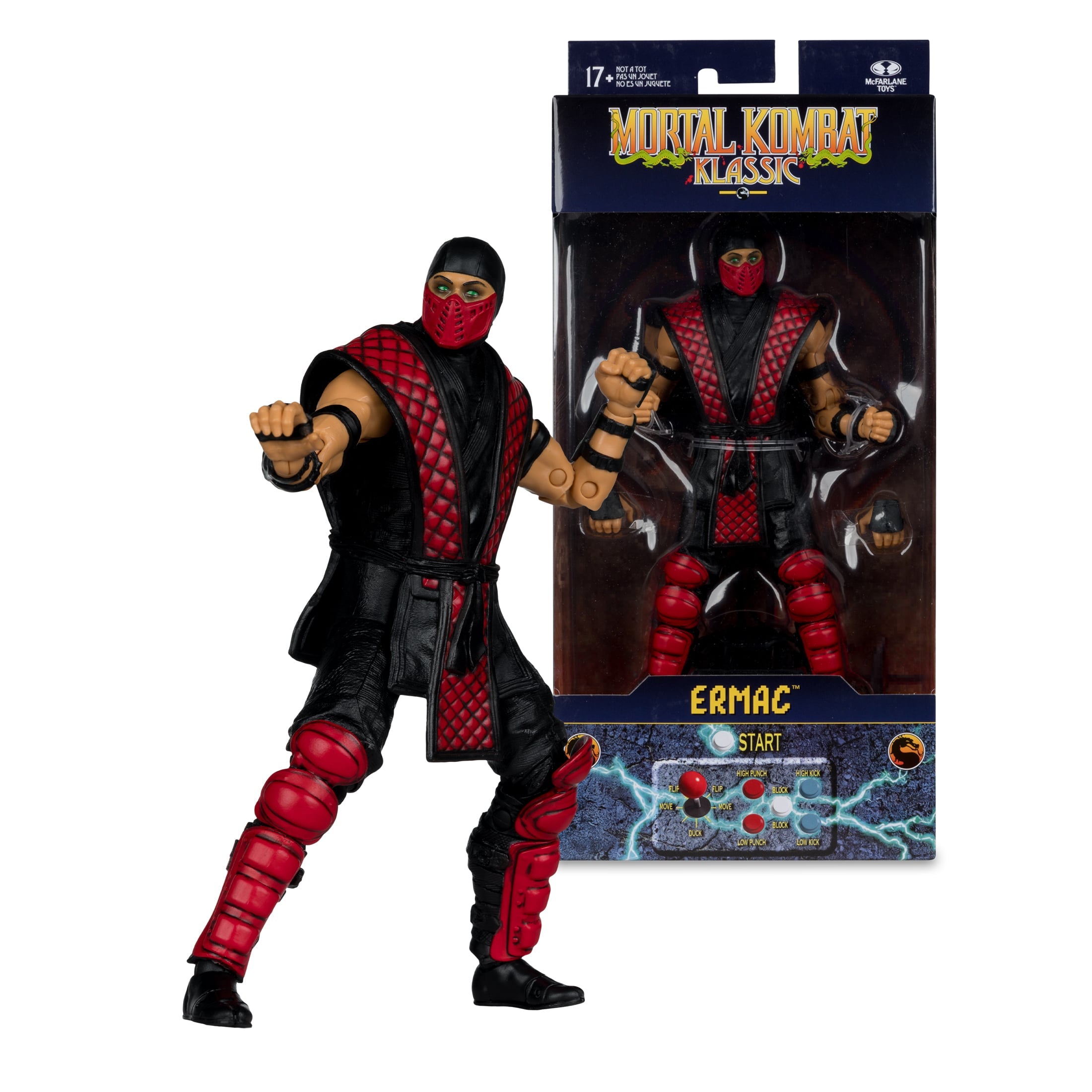 Ermac Mortal Kombat Klassic 7-Inch Figure | Jay's Toys | Jay's Toys