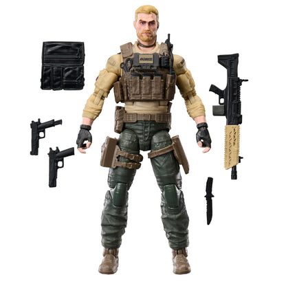 Duke G.I. Joe Classified Series 6-Inch Figure — Accessories Included Layout on White Background