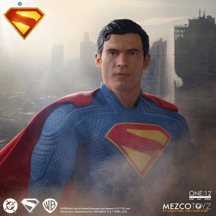 Superman 2025 One:12 Collective 1/12 Scale Figure — David Corenswet Likeness Head Portrait Detail