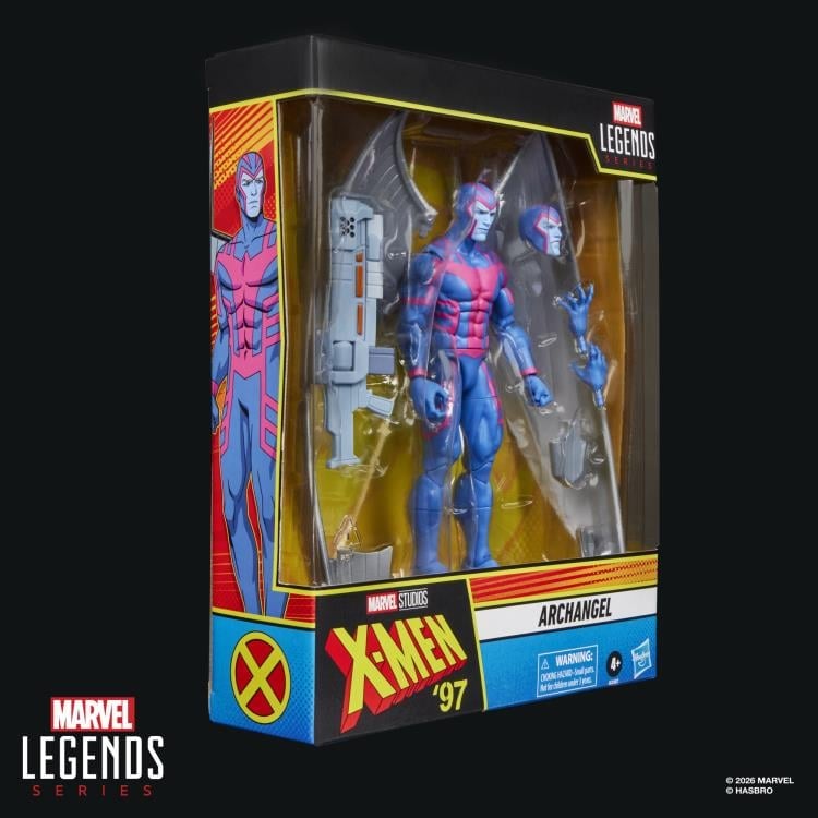 Archangel X-Men '97 Marvel Legends 6-Inch Figure — Box Side View Package Detail