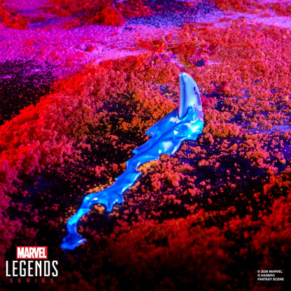 Jeff the Land Shark Marvel Legends Figure — Fin Wake Swimming Effect Accessory Detail