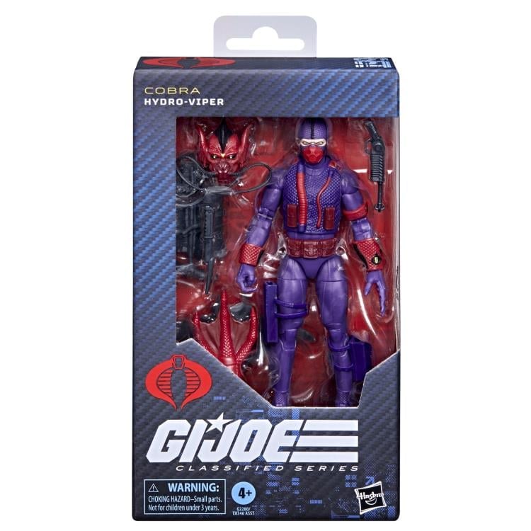 Hydro-Viper G.I. Joe Classified Series 6-Inch Figure — Box Front Sealed Package Window View