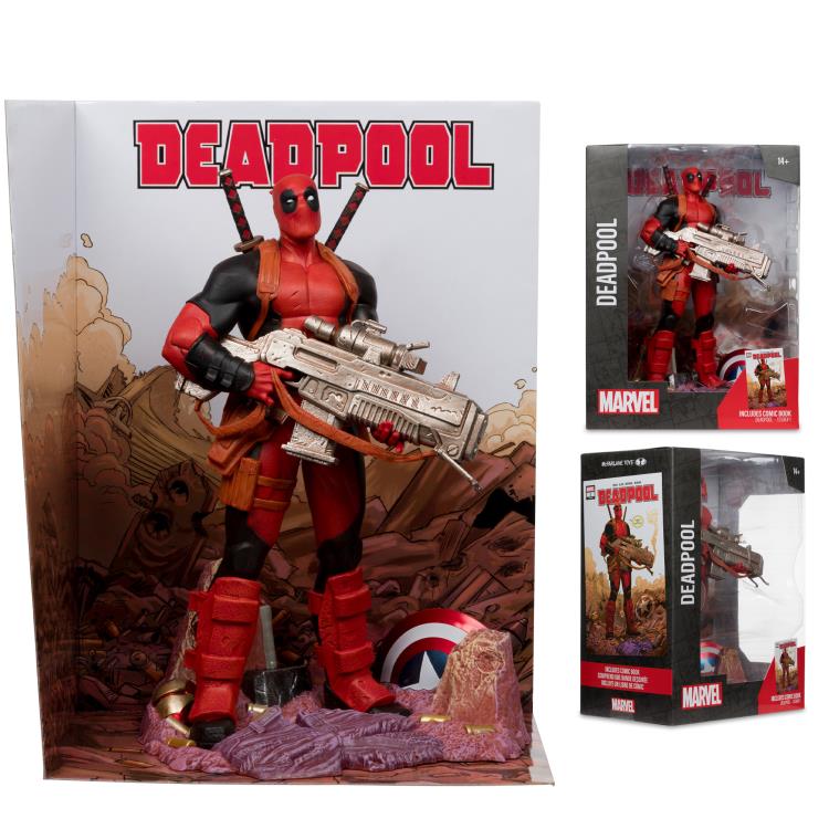 Deadpool McFarlane 1/6 Scale Figure — Figure with Retail Box and Package Variants