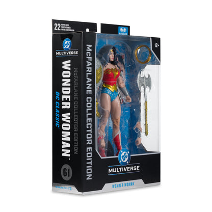 Wonder Woman DC Multiverse Collector Edition 7-Inch Figure — Box Side View with Classic Comic Art