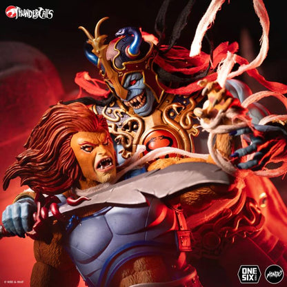 Mumm-Ra ThunderCats Mondo 1/6 Scale Figure — Figure vs Lion-O Scale Comparison Diorama