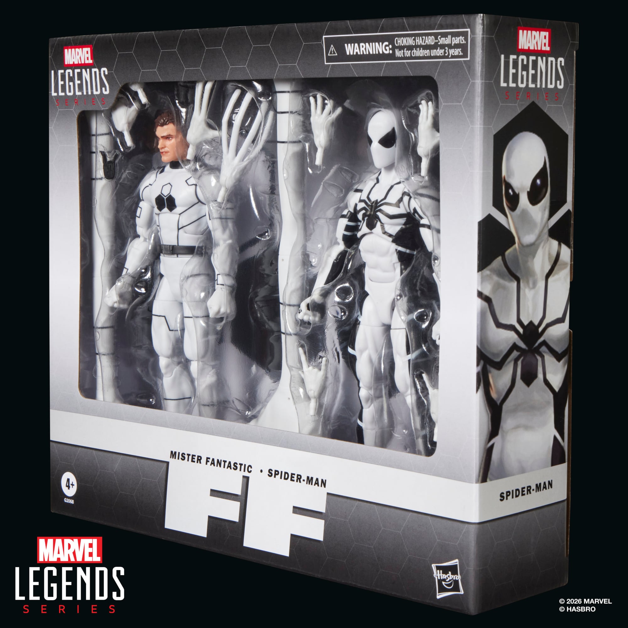 Future Foundation Marvel Legends Two-Pack — Package Side Box Art Spider-Man Detail