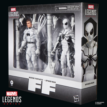 Future Foundation Marvel Legends Two-Pack — Package Side Box Art Spider-Man Detail