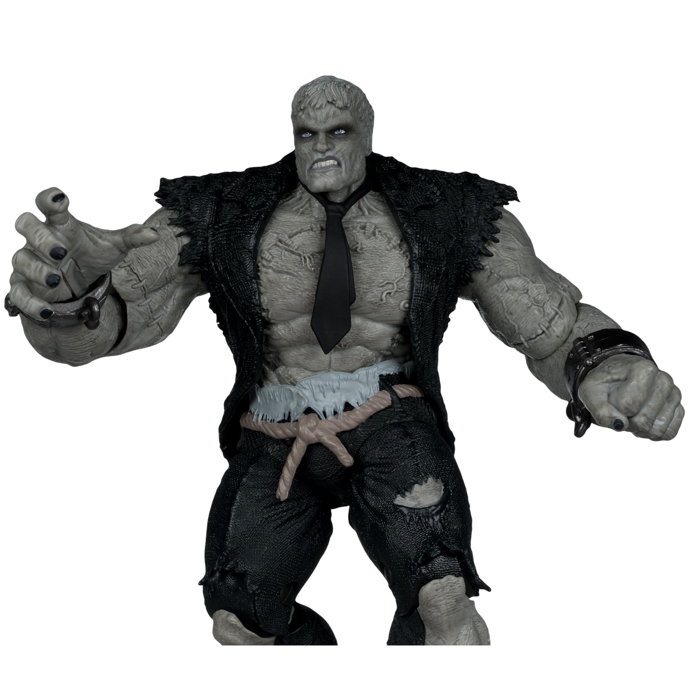Solomon Grundy JSA DC Multiverse 7-Inch — Front View in Aggressive Articulation Pose
