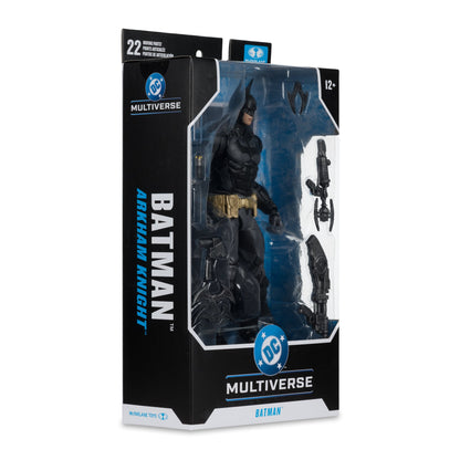 Batman Arkham Knight DC Multiverse 7-Inch Figure — Package Side View Showing Batman Arkham Knight Branding