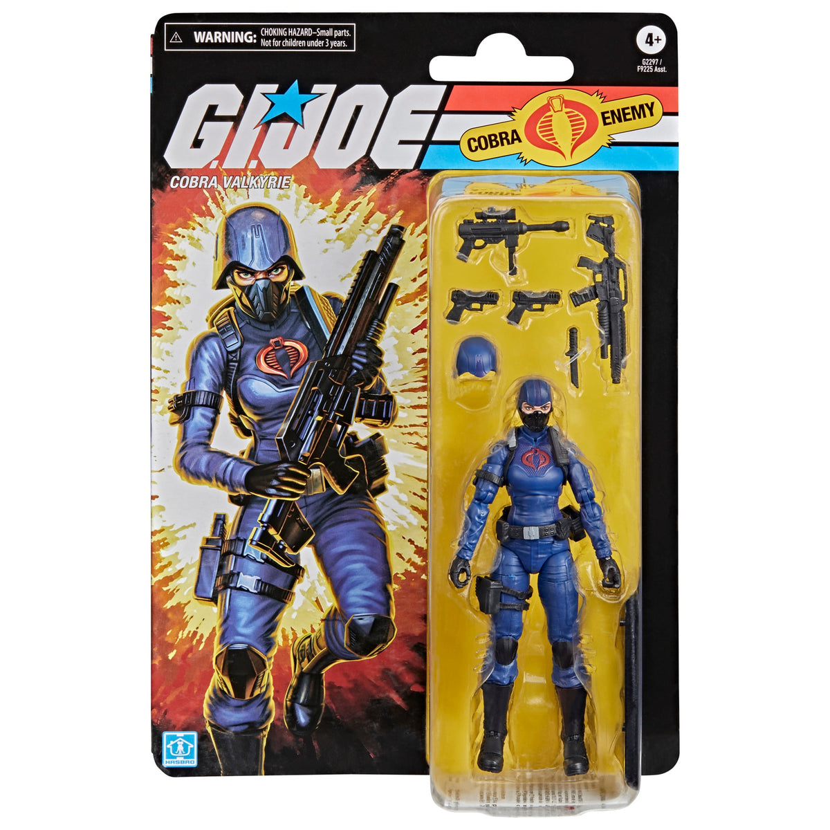 Cobra Valkyrie G.I. Joe Classified Retro 6-Inch Figure — Retro Card Front Package Detail