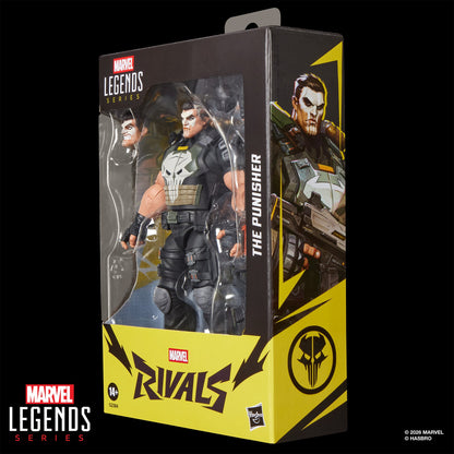Punisher Marvel Legends 6-Inch Figure — Package Side View with Character Artwork