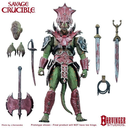 Veteris Rapax Savage Crucible 6-Inch Figure — Accessories Included Full Display Layout