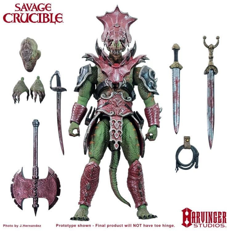 Veteris Rapax Savage Crucible 6-Inch Figure — Accessories Included Full Display Layout