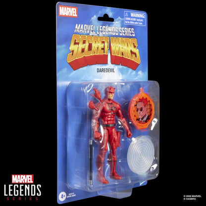 Daredevil Secret Wars Marvel Legends 6-Inch Figure — Card Side View Sealed Blister