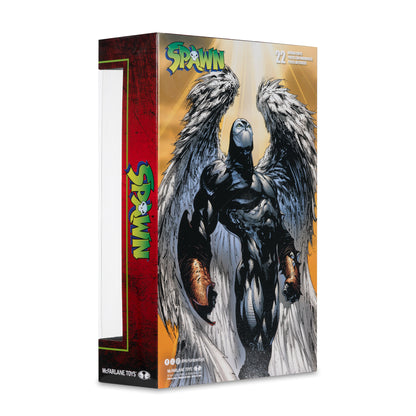 Spawn Wings of Redemption Spawn 7-Inch Action Figure — Box Art Close-Up Showing 22 Moving Parts