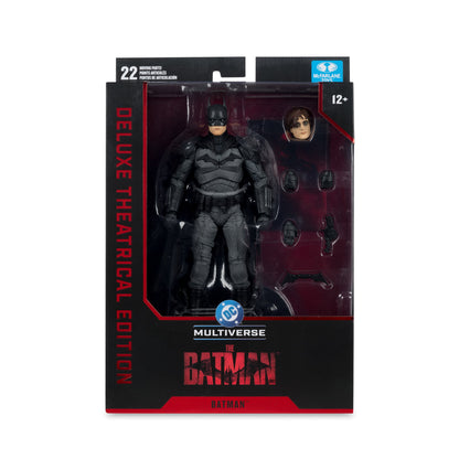 Batman 2022 DC Multiverse 7-Inch Deluxe Theatrical Edition Figure — Package Front View