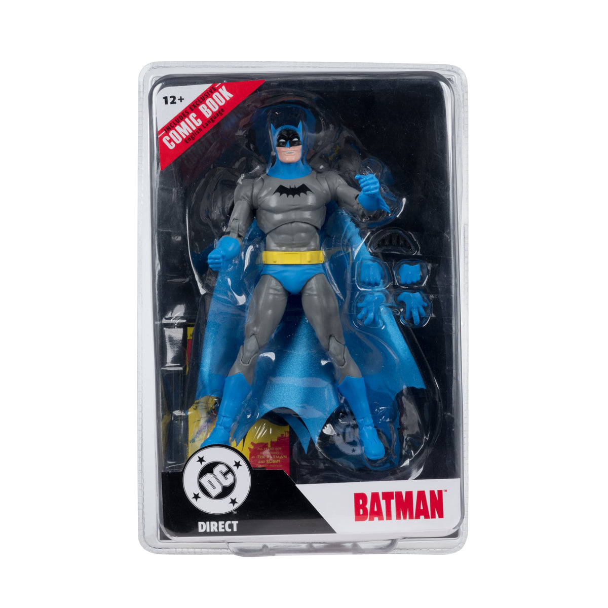 Batman Page Punchers 7-Inch Figure DC — Package Front View Sealed Clamshell