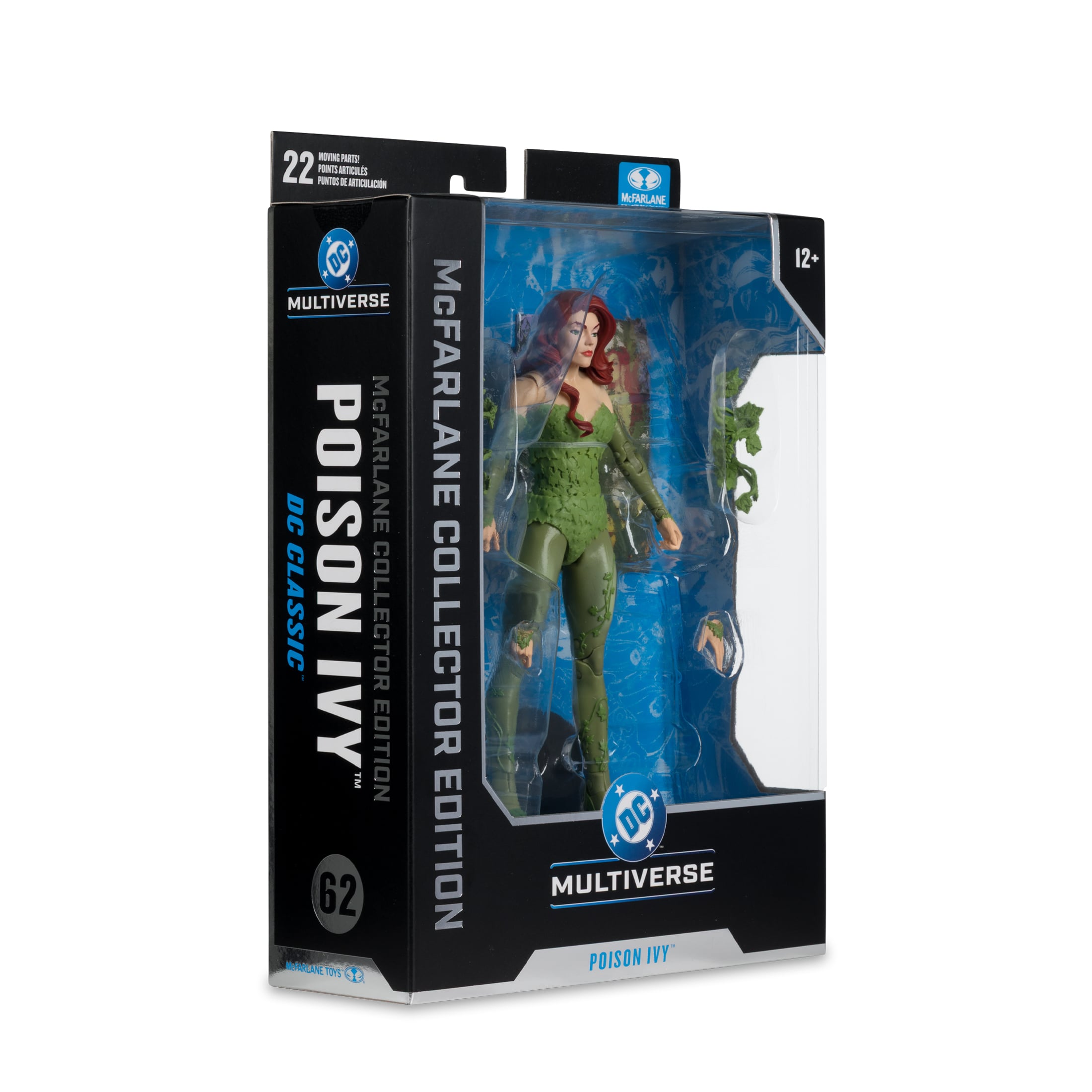 Poison Ivy DC Multiverse Collector Edition 7-Inch Action Figure — Side View Showing Package Detail and Spine Labeling
