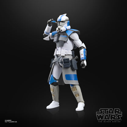 ARC Commander Colt Star Wars The Black Series 6-Inch Figure — Articulation Pose with Blaster Raised to Helmet