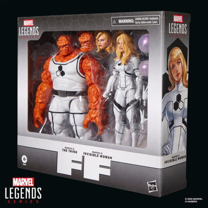 Future Foundation Thing & Invisible Woman Marvel Legends 6-Inch — Package Side Box Detail