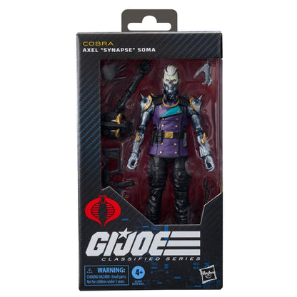Axel Synapse Soma GI Joe Classified Series 6-Inch Figure — Box Front Package Detail Window