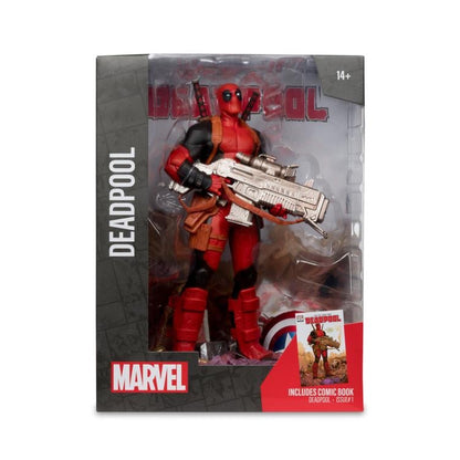 Deadpool McFarlane 1/6 Scale Figure — Retail Box Front View Sealed