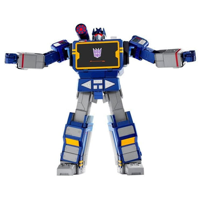 Soundwave Transformers Flagship Series Robot — Front View Arms Out White Background