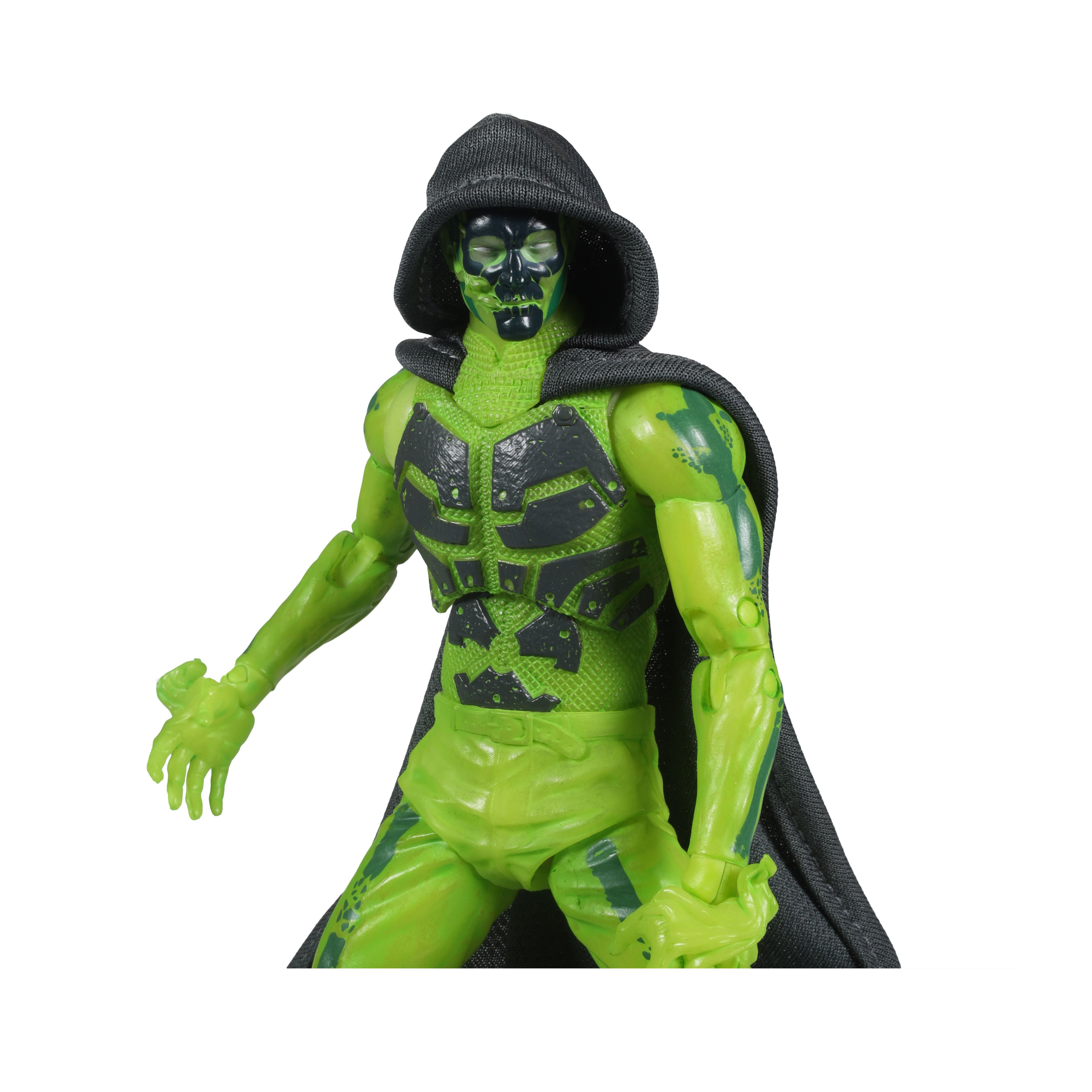 Geiger Ghost Machine McFarlane Elite Edition 7-Inch — Figure Detail Showing Skull Face and Chest Armor Close-Up