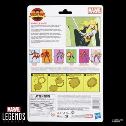 Magik Marvel Legends Secret Wars 6-Inch Figure — Card Back with Wave Checklist