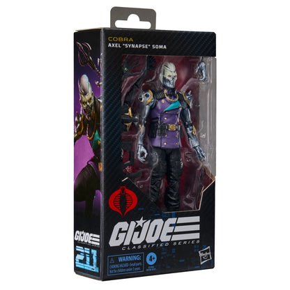 Axel Synapse Soma GI Joe Classified Series 6-Inch Figure — Box Side Angle Package Detail