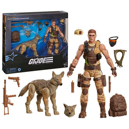 Dusty & Coyote Sandstorm G.I. Joe Classified Series 6-Inch Figure Set — Package Detail Showing Box Front with Figures Visible