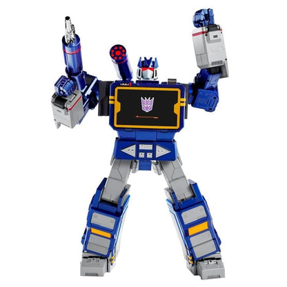 Soundwave Transformers Flagship Series Robot — Arms Raised Articulation Pose