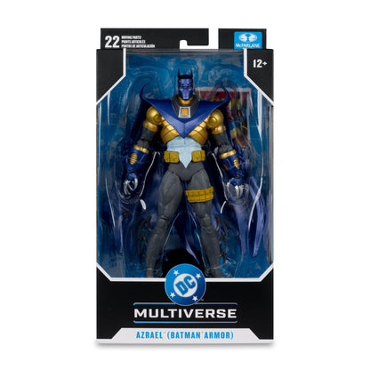 Azrael Batman Armor DC Multiverse 7-Inch Action Figure — Bubble Detail Showing Figure in Package