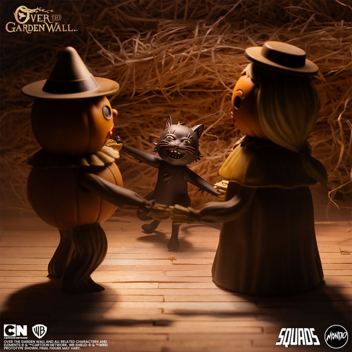Over the Garden Wall Dancing Cat Beatrice Pumpkin People — Barn Dance Scene