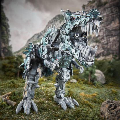 Grimlock Studio Series Titan Class T-Rex Mode — Front View Teeth and Jaw Detail