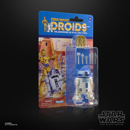 R2-D2 Droids Black Series 6-Inch Figure — Package Side Angle Kenner Blister Card Detail