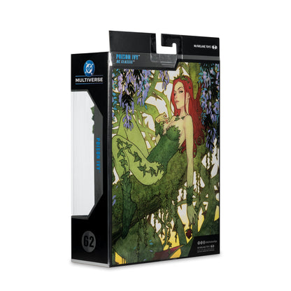 Poison Ivy DC Multiverse Collector Edition 7-Inch Action Figure — Back View with Box Art Close-Up